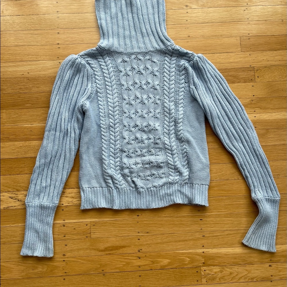 Shopbop Bop Basics|Lt Blue Turtleneck Sweater| XS